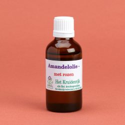 Amandelolie met rozen