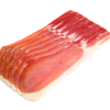 Gerookte bacon - gesneden